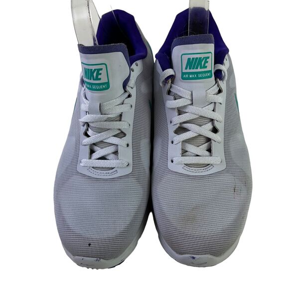 Nike Air Max Sequent 719916-504 Purple Teal Sneakers Lace Up Running Shoes sz 8 - Picture 6 of 16